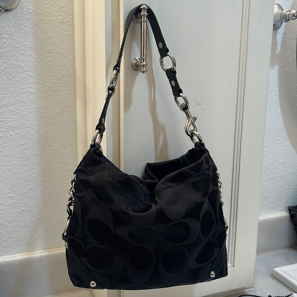 Black Coach shoulder bag